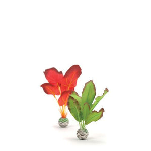 biOrb Silke planter i grøn & rød. Sæt á 2 stk. SMALL. Designet af Samuel Baker. Dimension: (LxBxH i mm) 90x35x200. 46099