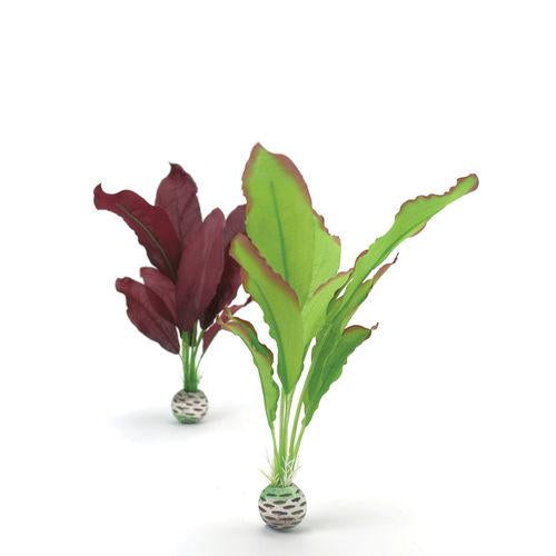 biOrb Silke planter i grøn & lilla. sæt á 2 stk. MEDIUM. Designet af Samuel Baker. Dimension: (LxBxH i mm) 120x37x300. 46101