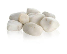 Indlæs billede til gallerivisning biOrb marble pebbles set white-biOrb pyntesten hvid. Dimensioner (LxBxH i mm) 110x60x262. 46053